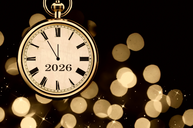 2026年になる時計
